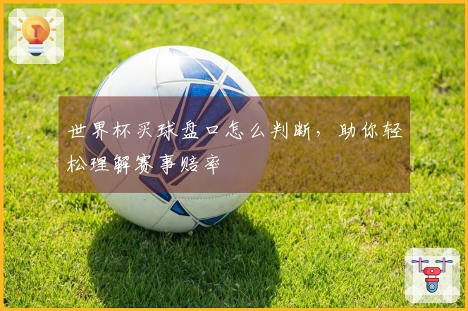 世界杯买球盘口怎么判断，助你轻松理解赛事赔率